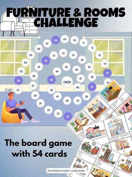 Furniture & Rooms Challenge (A1-A2) There's/there are