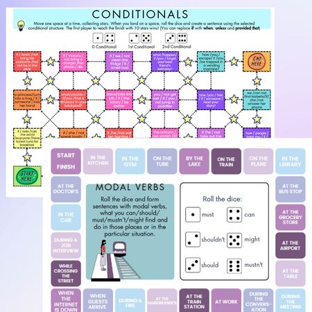 Print and Play - zestaw gier planszowych i kart A1- B2
