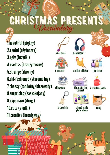 Christmas Presents and Traditions: Speaking and Grammar A2