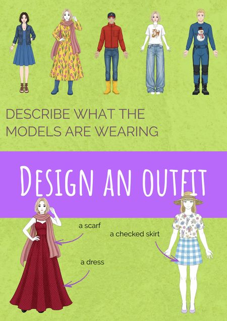 Design an outfit: Clothes and Accessories