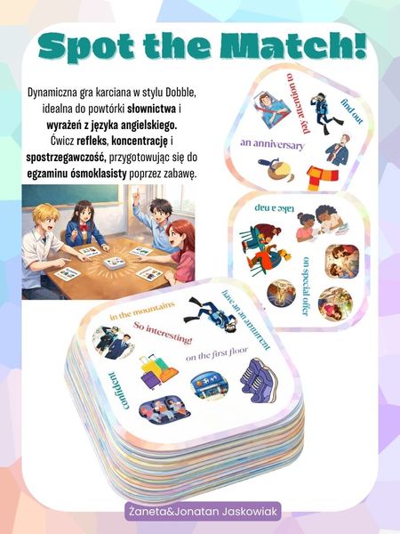 Spot the Match! - card game E8