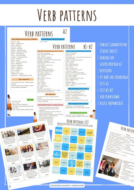 Gerunds and Infinitive: Verb Patterns Zestaw Ćwiczeń