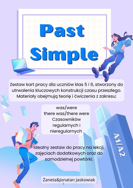 Past Simple Worksheets 5-6 klasa