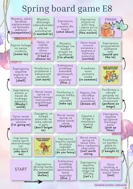 Spring Board Game E8